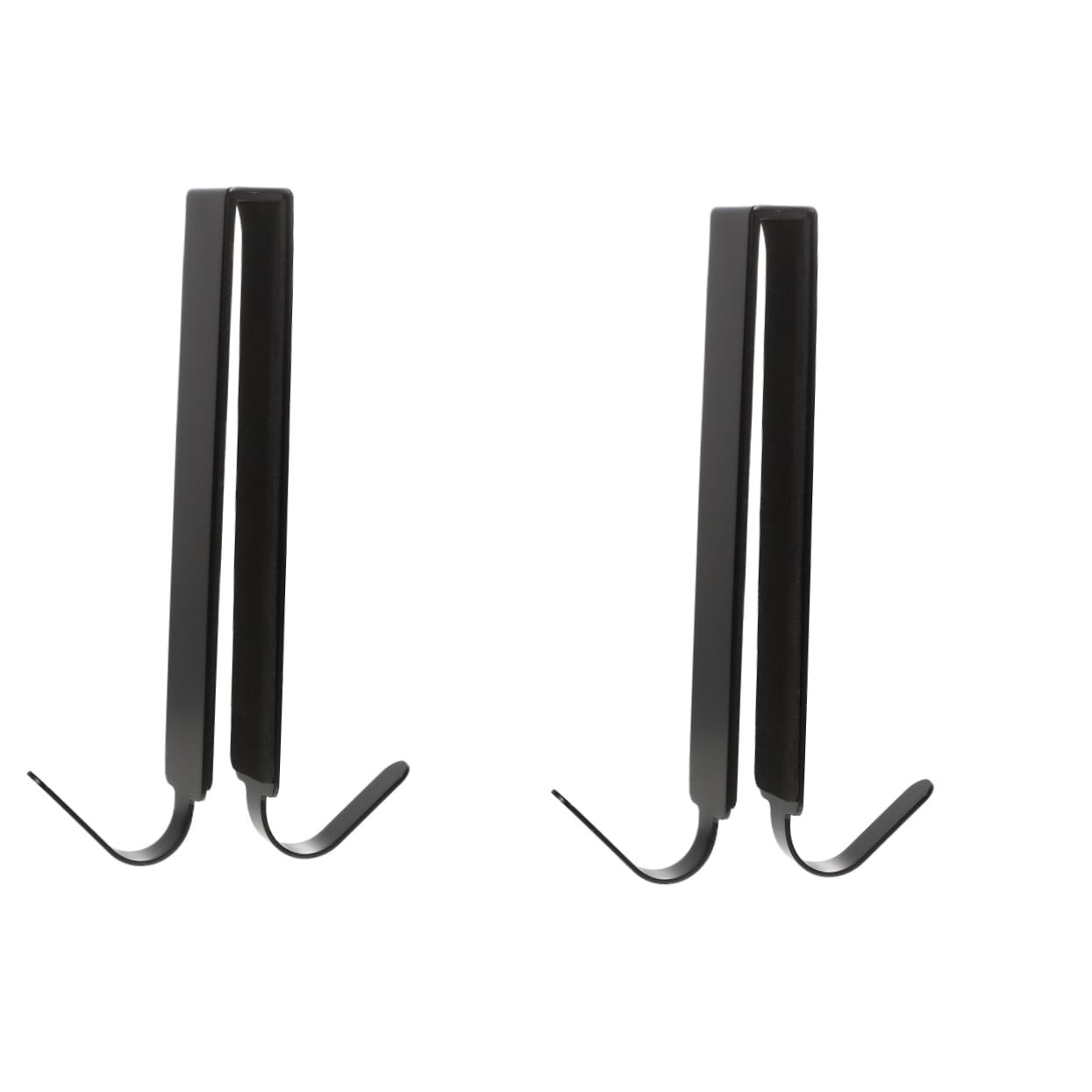 BELLIFFY 2pcs Coat Hanger Hooks Door Hooks Stainless Steel for Living Bedroom Kitchen
