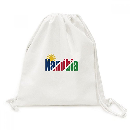 Sac cordon Namibie en toile de coton solide par DIYthinker pour sport