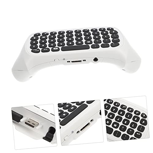 Teclado para videojuegos SHINEOFI inalámbrico 2.4g y controlador compatible 6