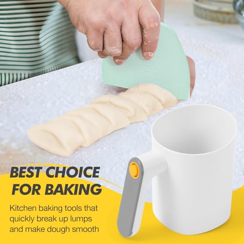 image for Tiagowell Electric Flour Sifter, Battery Operated Flour Sifter for Bak