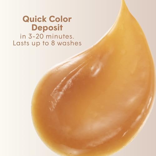 Image of dpHUE Gloss+, Caramel - 6.5 fl oz | Boosts Fading & Faded Hair Color - 8-12 Applications per Bottle - Lasts Up to 8 Washes