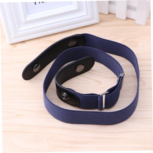 Didiseaon Unisex Leather Stretch Invisible Belt No Buckle Design for Jeans Dresses Lightweight Comfortable Elastic Belt for Clean Look Under Fitted3
