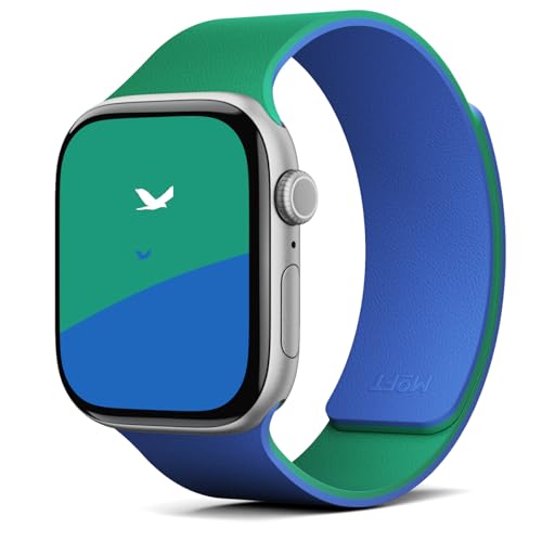 MOFT Snap Duo Watch Bands Compatible with Apple Watch, Quick Magnetic Wear, Duo-Color Design & Soft Silicone, iWatch Bands for Ultra 3/2/1, Series 11/