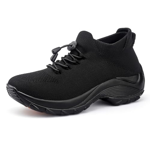 Comfortable Breathable Women Walking Shoes Slip on Trainers Women's Orthopedic Casual Ladies Shoe Thick Bottom