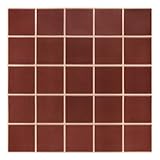 COMSTICKC Klebefliesen Küche, Matt Rot PVC Quadrat, 10 Stück, 3D Fliesenaufkleber Fliesen Selbstklebend Wandfliesen Küchenfliesen Selbstklebend Küchenrückwand Bad, 30× 30 cm