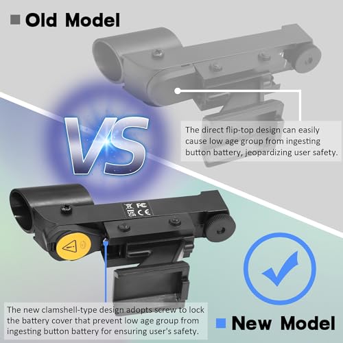 Red Dot Finderscope - Star Pointer Viewfinder Astronomical Telescope Accessories with Slide-in Bracket
