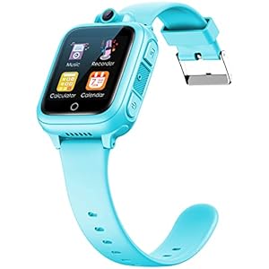 Efolen Smartwatch Kinder, Kinderuhr mit 14 Spiele & Kamera Für 3-10 Jahre, Blau