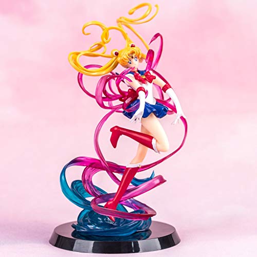 HTDZDX 彫刻モデルセーラームーンおもちゃの装飾像漫画のキャラクター工芸品ハイエンド誕生日プレゼント、グッズ、お土産20センチ漫画家の装飾