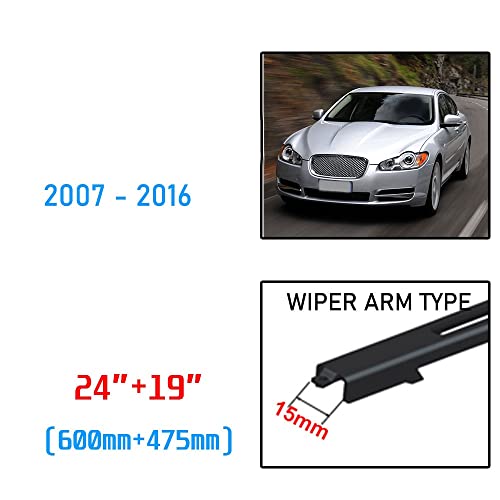 Balais d'essuie-glaces Jaguar XF Sportbrake pour rouler serein en hiver - 5