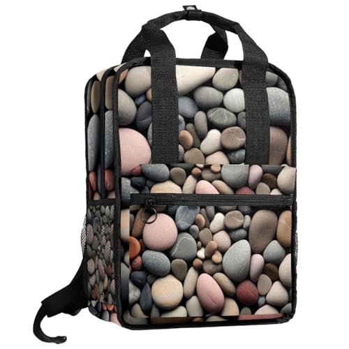 Sac à dos de voyage et travail U4s9st01rlqtub gris pierre de plage 14x10.2x4.7 in