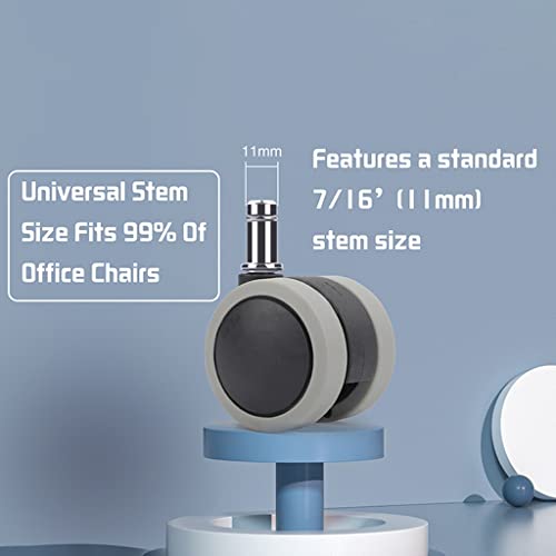 Roues de chaise de bureau universelle PGNEX pour réparer un rouleau coincé