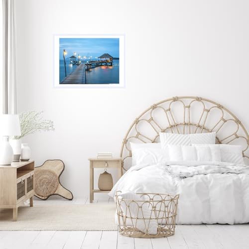 Image of JCJMY 19.7x27.6 Puzzles Frame for 50x70 cm Puzzles Poster Photo Picture, Display 18x24 with Mat or 19.7 x 27.6 without, Wall Hanging 19.7 by 27.6 inch 1000 Pieces Puzzles Frame, White