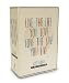 Live the Life You Love Postcard Box: 100 HAND-LETTERED POSTCARDS