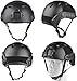 Airsoft Helmet and Mask Fast Base Jump Helmet PJ Style Airsoft Helmets Tactical Full face mask with Detachable and Adjustable Goggles