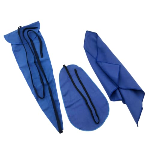 Kisangel Saxophone Cleaning Cloth Set 3 Pack Saxophone Swab for Sax Alto Maintenance