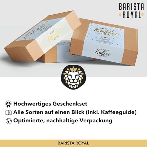 Espresso Geschenk Weihnachten (4 x 100g) - Geschenkidee - Espressobohnen Probierset - Fröhliche Weihnachten - Ganze Bohne