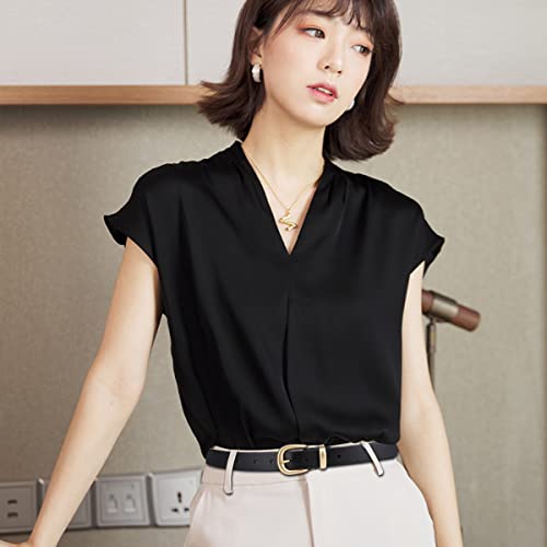 Women's Leather Dress And Jeans Ladies Brass Buckle Belt (Xxl Pant Size 18-20, Black) #TOP5