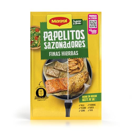 La Mejor Selección de Verduras más recomendados. 42 Maggi, Maggi Jugoso Finas Hierbas, 23.4 gramos