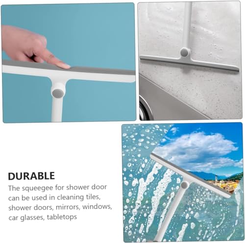 Image of RECLUSE 360 Rotatable Wiper - Cleaning Glass Wiper Window Cleaner, Shower Squeegee for Glass Doors, Rubber Window Squeegee, Small Squeegee for Shower Glass Door, Shower Glass Cleaner