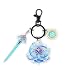 Porte-CléS Genshin Impact Pour Qiqi, Acrylique God'S Eye + éPéE + Porte-CléS ModèLe De Personnage, Cadeau Pendentif Sac à Dos Pour Les Fans