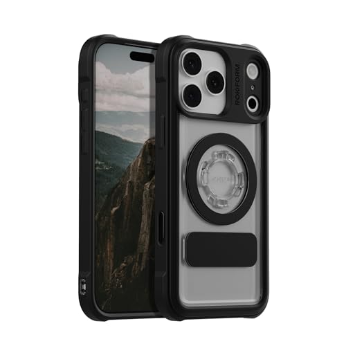 Coque Rokform iPhone 17 Pro Max transparente pour fixation voiture et bureau