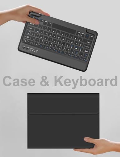 Image of Keyboard Case for 2025 Lenovo Idea Tab Plus 12.1 Inch /Tab K12, Magnetic Detachable Wireless Keyboard & Premium PU Case with Pencil Holder for 12.1 inch Lenovo Idea Tab Plus /Tab K12 (TB361FU /TB361ZU)
