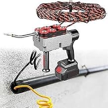 Cordless Electric Wire Puller, Electrician Wall Wiring Machine, Cordless Electric Wire Puller, 40 M/Min Wire Drawing Machine, for Pipe Decoration Communication Cable,1battery