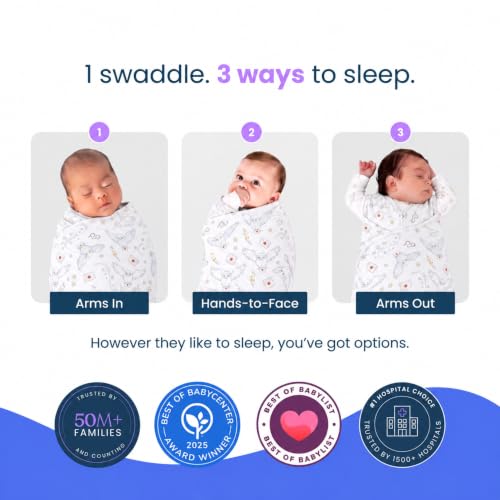 HALO Harry Potter Baby 100% Cotton Sleepsack Swaddle, 3-Way Adjustable Wearable Blanket, TOG 1.5, Harry Potter Messenger, Small, 3-6 Months - image 3