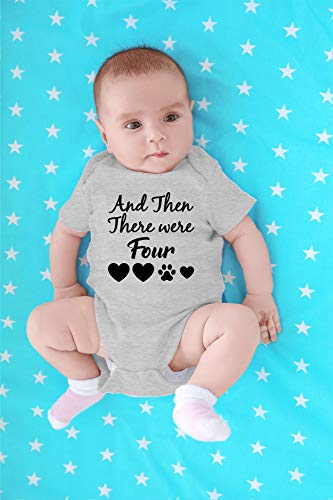 CBTwear And Then There Were Four - Baby Clothes - Funny Newborn Bodysuit Outfits for Boys and Girls4