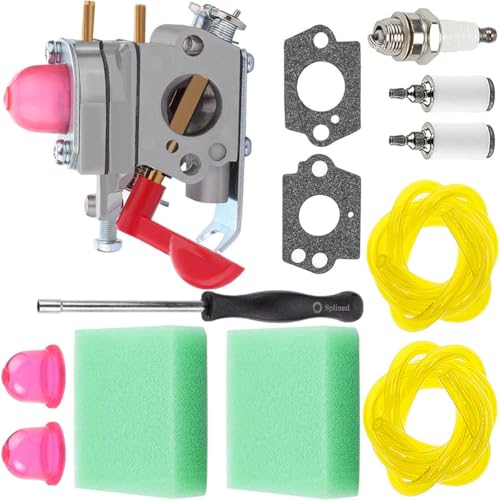 ZAMDOE 530071811 Vergaser Ersatz für Poulan Pro PP025 PP125 P4500 P4500F PP258TP PP25E 25cc Trimmer, für Craftsman 358791010, Ersatz für ZAMA # C1U-W19