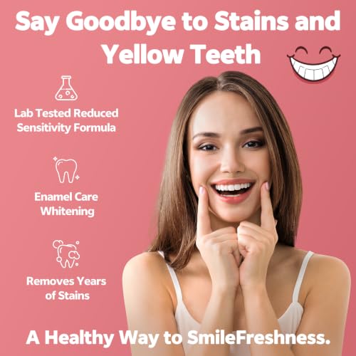 Image of Teeth Whitening Strips, 14-Day Treatments Clinically Proven for Visible & Affordable Teeth Whitening, Enamel Care Whitening, Reduced Sensitivity Formula, Strawberry.