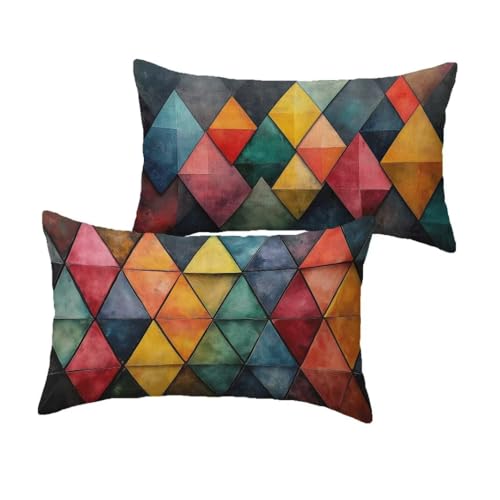 Housse de coussin 50x80 imperméable avec fermeture éclair cachée - 2