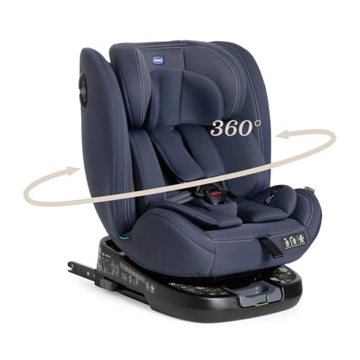 Chicco UnicoEvoI-Size, Seggiolino Auto 0-36 Kg, omologato ECE R129/03, Isofix Girevole A 360° E Reclinabile, Gruppo 0+/1/2/3 Da 0 A 12 Anni