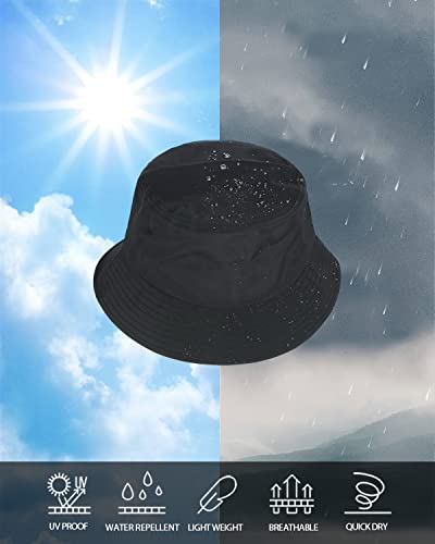 Image of XXL XL L Bucket Hat For Big Heads,M S Quick-Dry Travel Sun Hat With Chin Strap,Lightweight Summer Fisherman Hat Packable