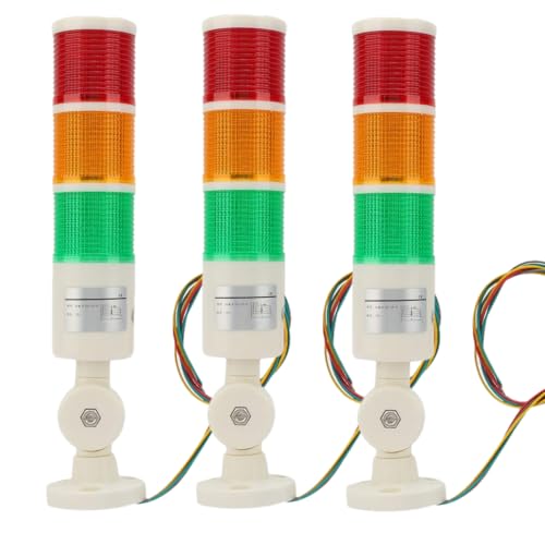 Luces de pila de torre de señal Tissting evita paradas de máquina con aviso LED de 3 capas