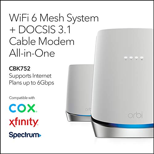 NETGEAR-Orbi-Whole-Home-WiFi-6-System-with-DOCSIS-31-Built-in-Cable-Modem-CBK752--Cable-Modem-Router-1-Satellite-Extender-Covers-up-to-5000-sq-ft-40-Devices-AX4200-Up-to-42Gbps 41WQCYIUm3L
