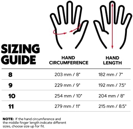 OREGON 295395 4 Way Stretch Leather Chainsaw Protective Glove ( Medium (9)),Black