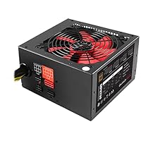 Mars Gaming MPII750 - Netzteil gaming für PC (750W, ATX, die für die Spieler, Antivibrationssystem , aktive PFC, 12 V), rot und schwarz
