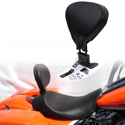 Dossier coussin arrière réglable pour selle conducteur de moto Touring 88-08