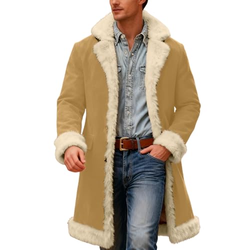 Anorak uni doux veste d'hiver confortable kaki taille S