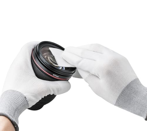 Gants de nettoyage antistatiques parfaits pour le nettoyage de l'appareil photo, de l'objectif et du capteur G-01