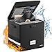 DocSafe Vinyl Record Storage Box with Lock,Fireproofï¼†Water Resistant Record Organizer Storage for 100+ Single Records(12-inch),Collapsible Storage CrateÂ with Lid&Handles for Valuable Album Collection