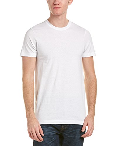 2(X)IST mens 3-pack Cotton Crew Neck T-shirt Base Layer, White/Black/Heather Grey, Medium US