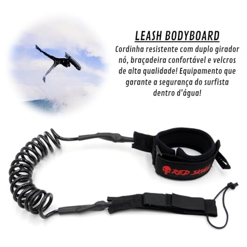 Leash Body Surf Strep De Braço C/Regulagem Strep Regular