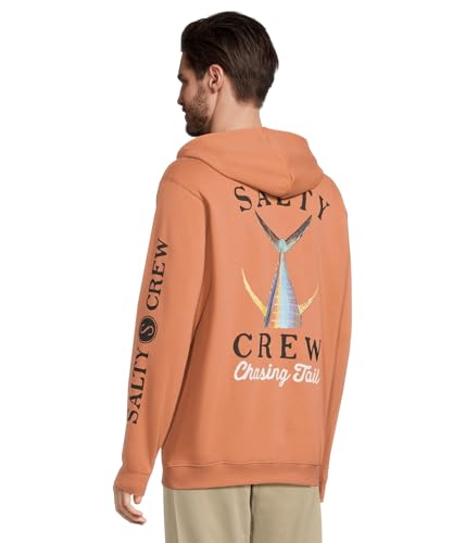 Image of Salty Crew Men's Tailed Hood Fleece - Men's Fashion Casual Long Sleeve Hoodie Cotton - Lifestyle Beach Apparel
