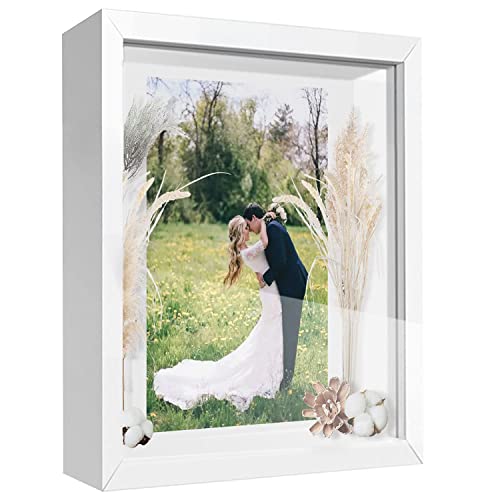 sunmeg 3D shadow Box Frame, 11x14 Deep Picture Frames Wooden Display Personalised Photo Frames Gifts for Crafts Anniversary