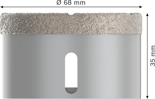 Foret Diamant Pour Céramique Bosch 2608599022 – Ø 68 mm Système X-LOCK - vue 5