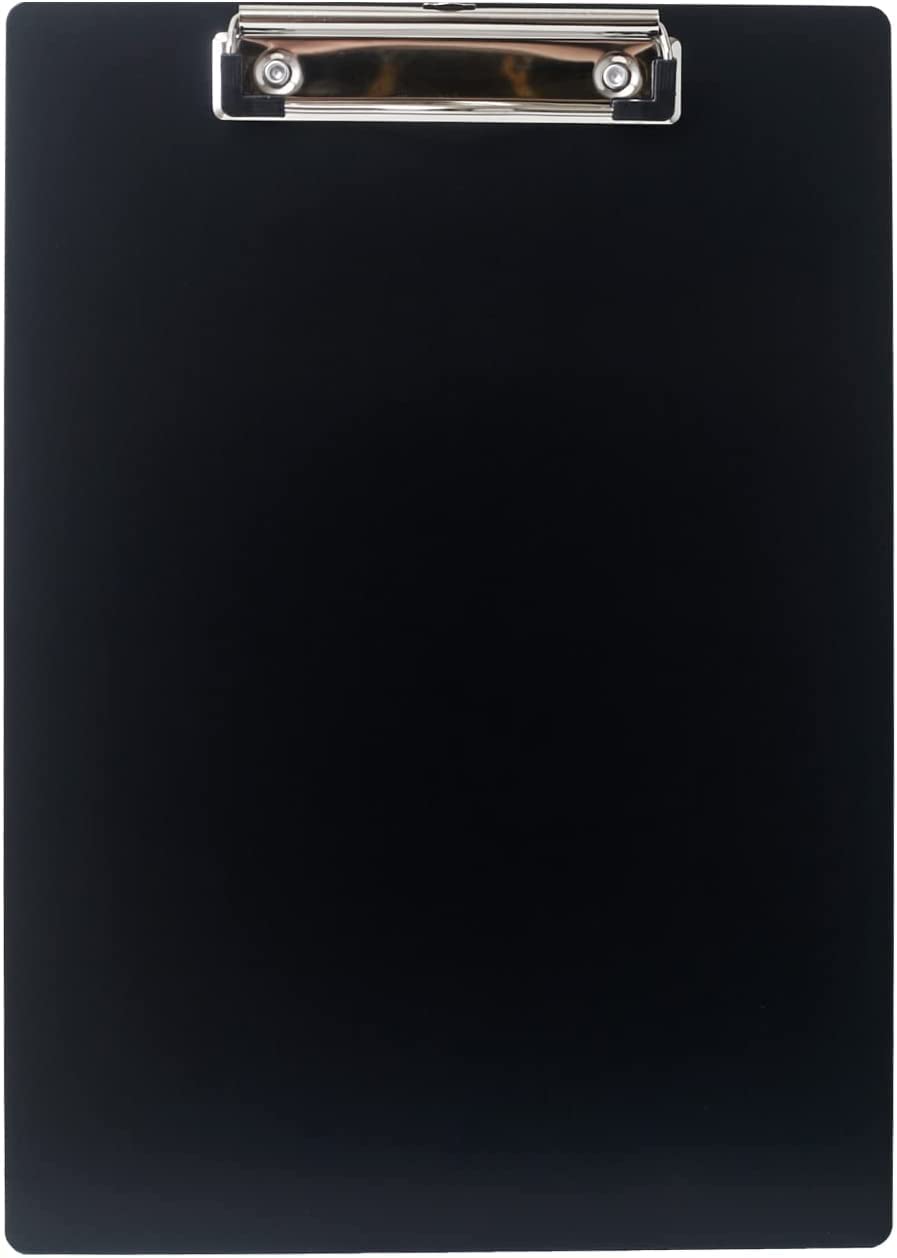 TUKA Lot De 6 Porte-Blocs A4 Aluminium Avec Pince – Planche Écriture Robuste Gris Pour Travail Quotidien