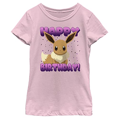 Fifth Sun Pokemon Eevee Birthday Girls Short Sleeve Tee Shirt