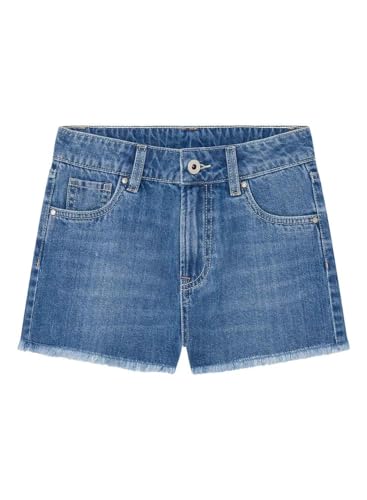 Shorts para niñas Pepe Jeans cómodos que no aprietan la cintura alta en línea A